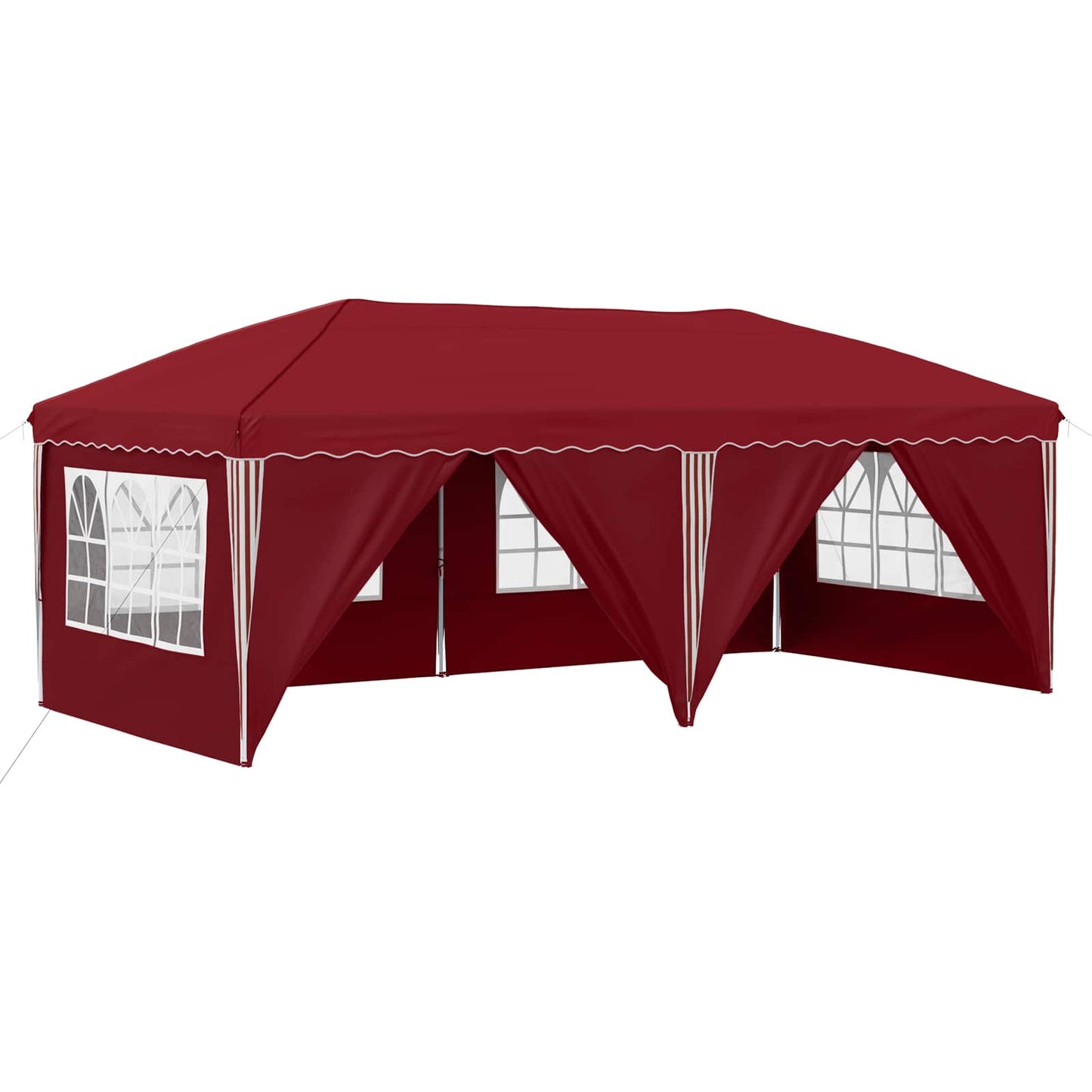 Pop-up Party Tent 575 x 288 x 245 cm Burgundy