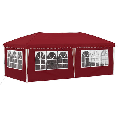 Pop-up Party Tent 575 x 288 x 245 cm Burgundy