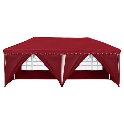 Pop-up Party Tent 575 x 288 x 245 cm Burgundy