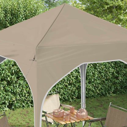 Pop-up Party Tent 194 x 194 x 245 cm Cream
