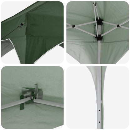 Pop-up Party Tent 194 x 194 x 245 cm Green
