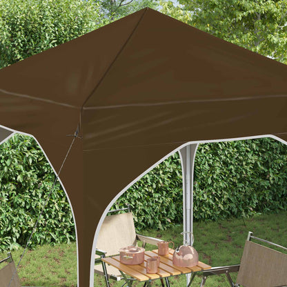 Pop-up Party Tent 194 x 194 x 245 cm Taupe