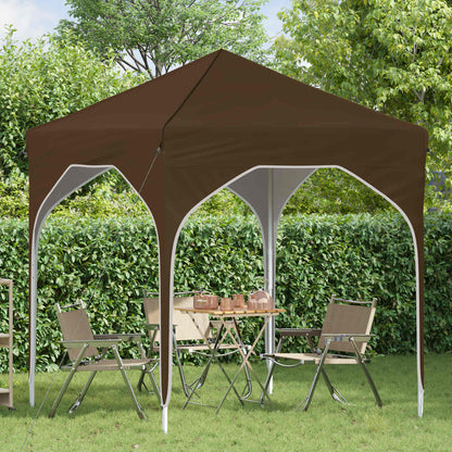 Pop-up Party Tent 194 x 194 x 245 cm Taupe
