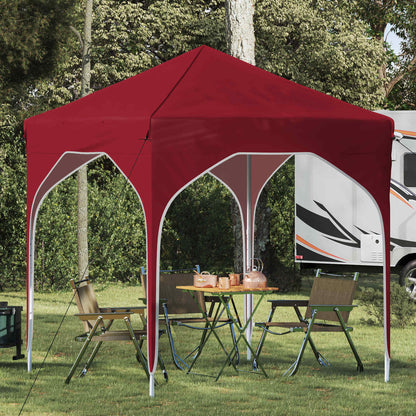 Pop-up Party Tent 194 x 194 x 245 cm Burgundy