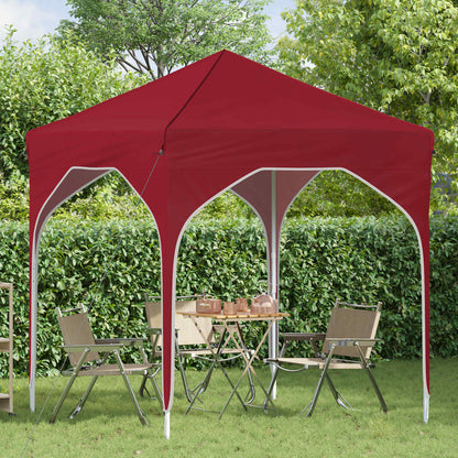 Pop-up Party Tent 194 x 194 x 245 cm Burgundy