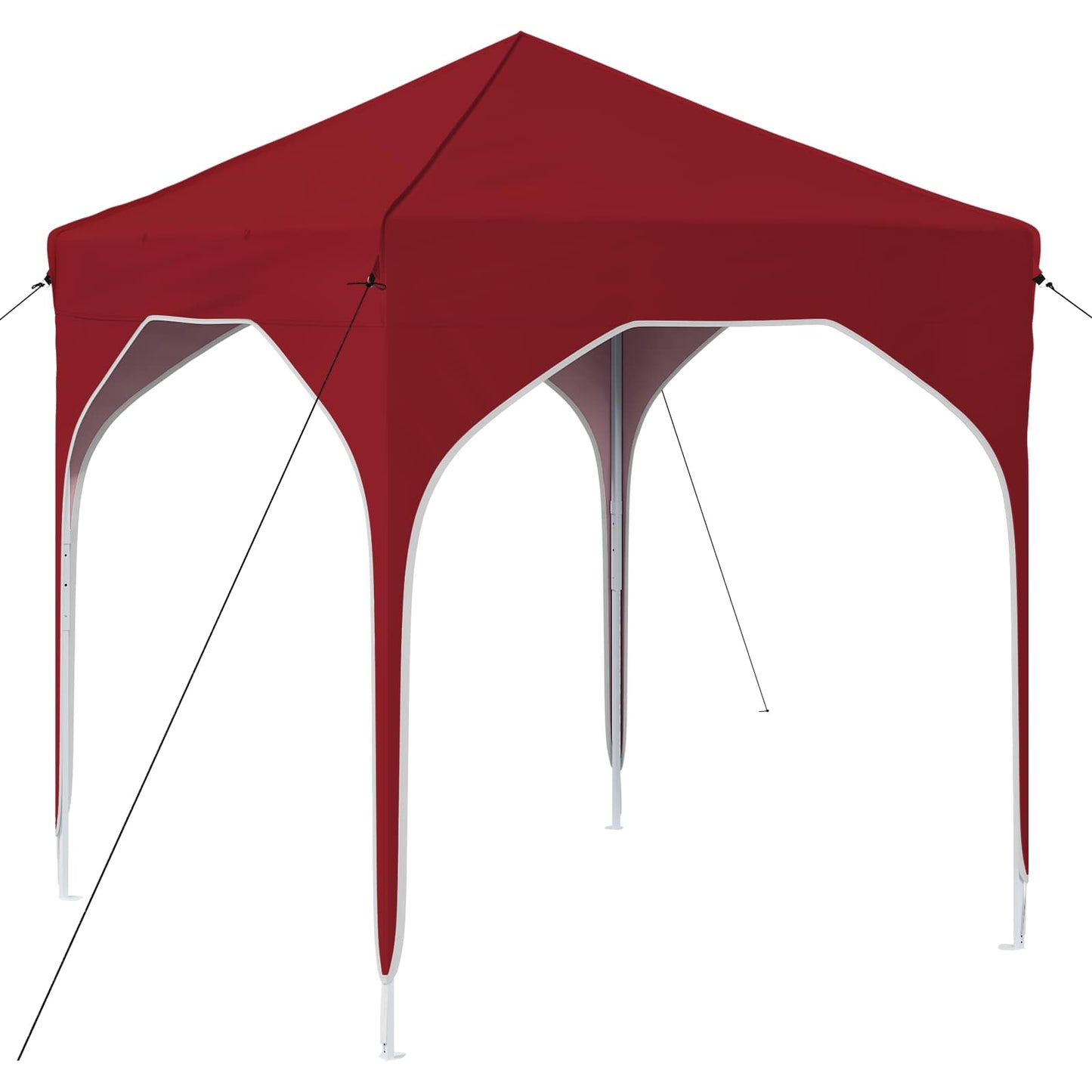 Pop-up Party Tent 194 x 194 x 245 cm Burgundy