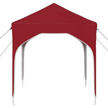 Pop-up Party Tent 194 x 194 x 245 cm Burgundy
