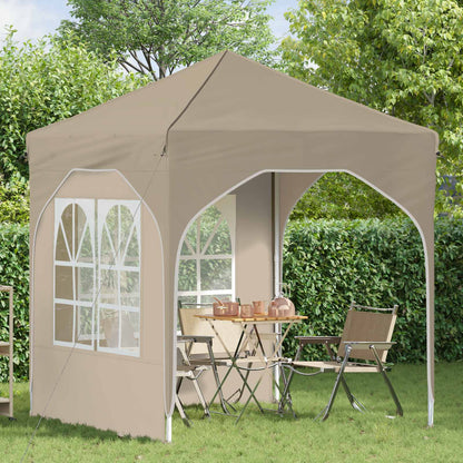 Pop-up Party Tent 192 x 192 x 245 cm Cream