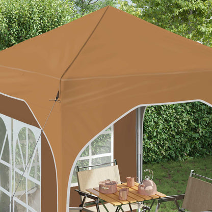 Pop-up Party Tent 192 x 192 x 245 cm Beige