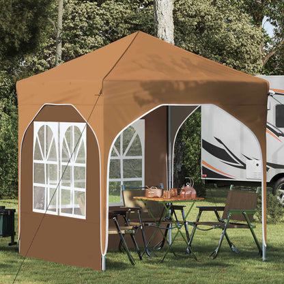 Pop-up Party Tent 192 x 192 x 245 cm Beige