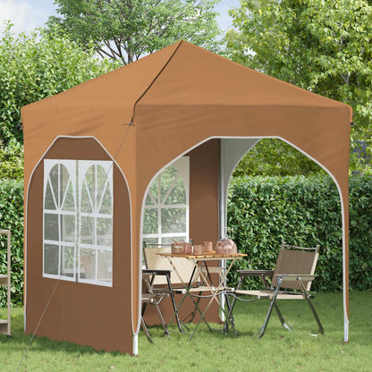 Pop-up Party Tent 192 x 192 x 245 cm Beige