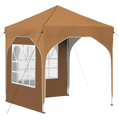 Pop-up Party Tent 192 x 192 x 245 cm Beige