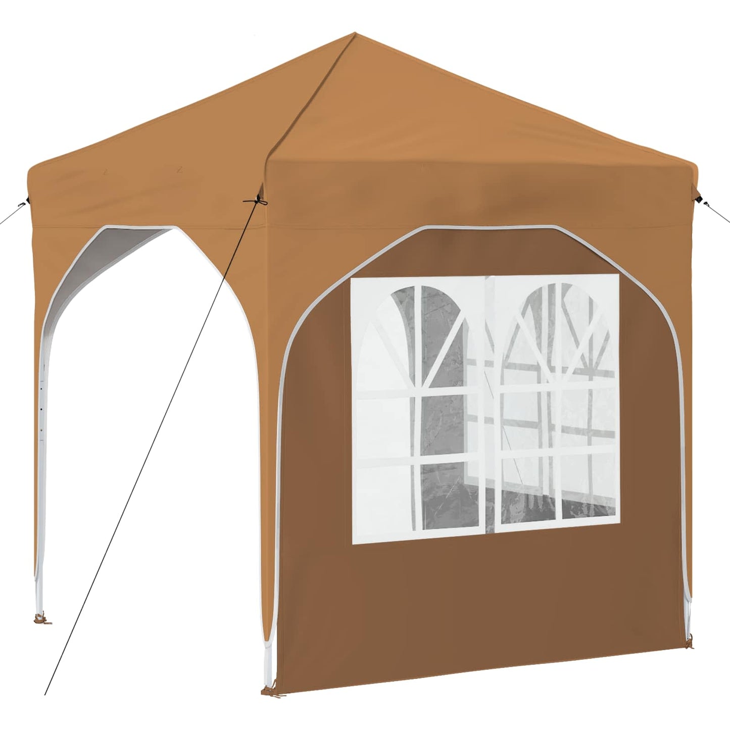 Pop-up Party Tent 192 x 192 x 245 cm Beige