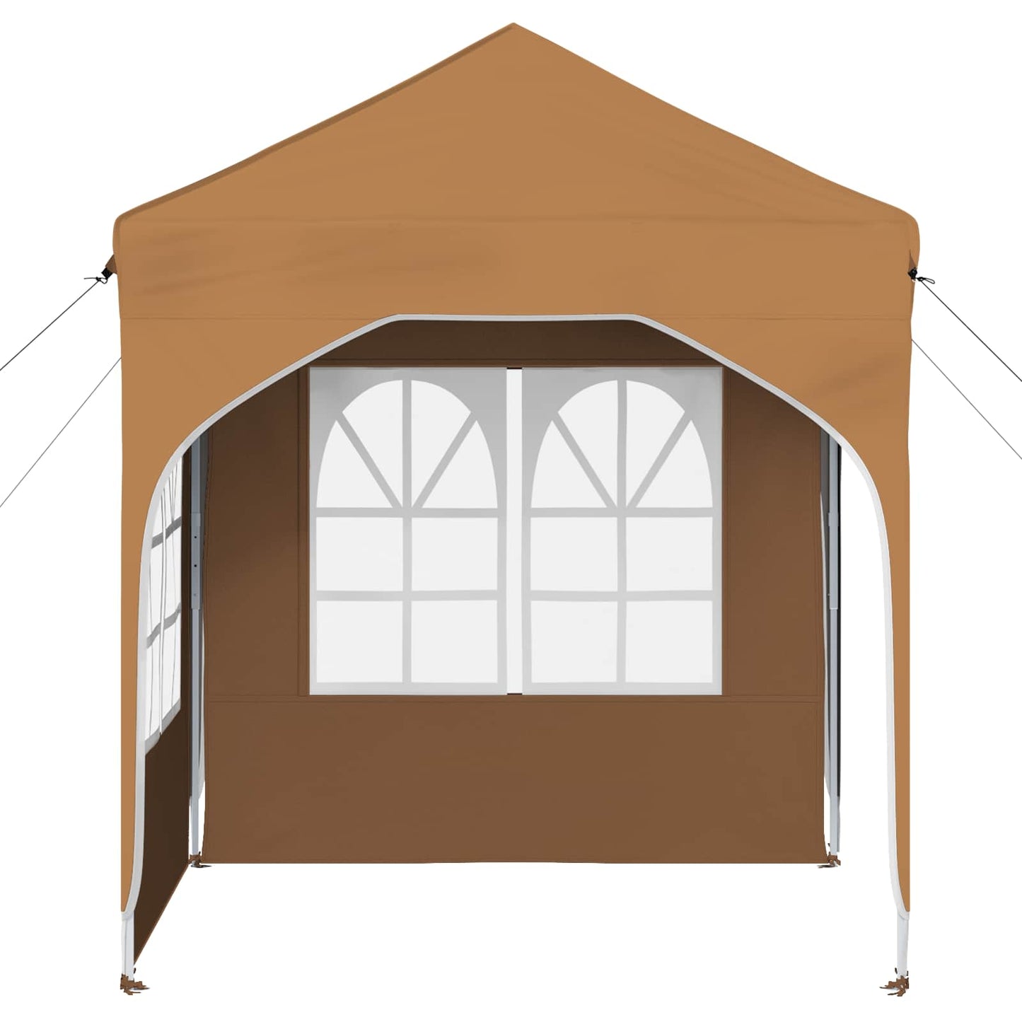 Pop-up Party Tent 192 x 192 x 245 cm Beige
