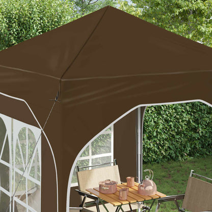 Pop-up Party Tent 192 x 192 x 245 cm Taupe