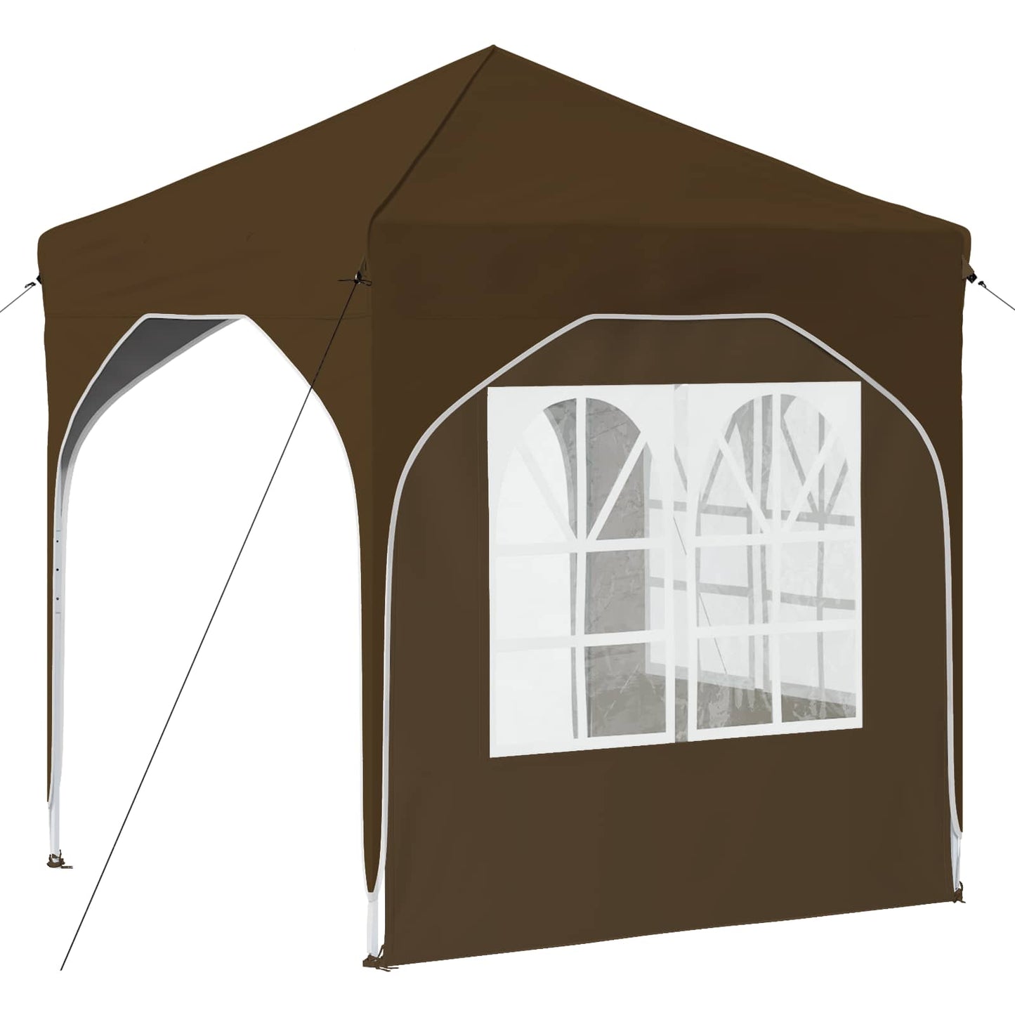 Pop-up Party Tent 192 x 192 x 245 cm Taupe