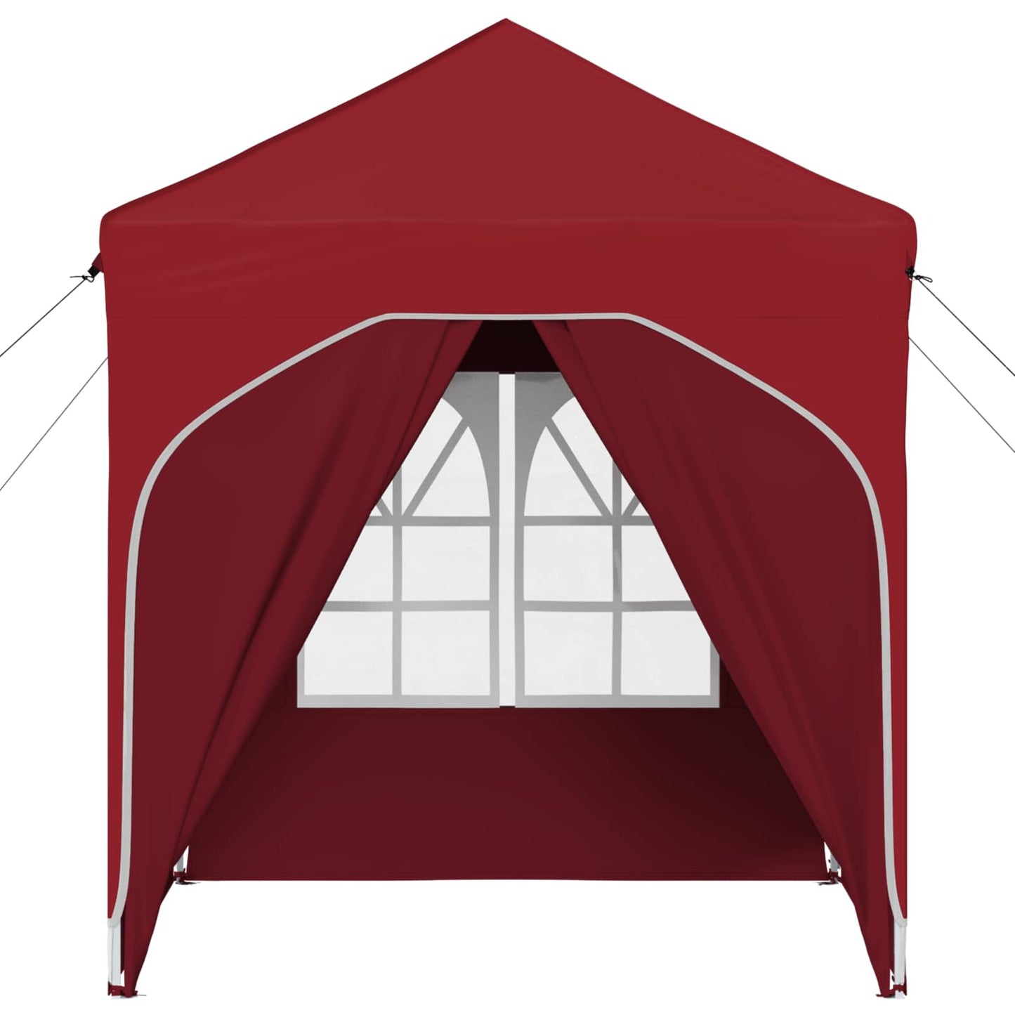 Pop-up Party Tent 192 x 192 x 245 cm Burgundy