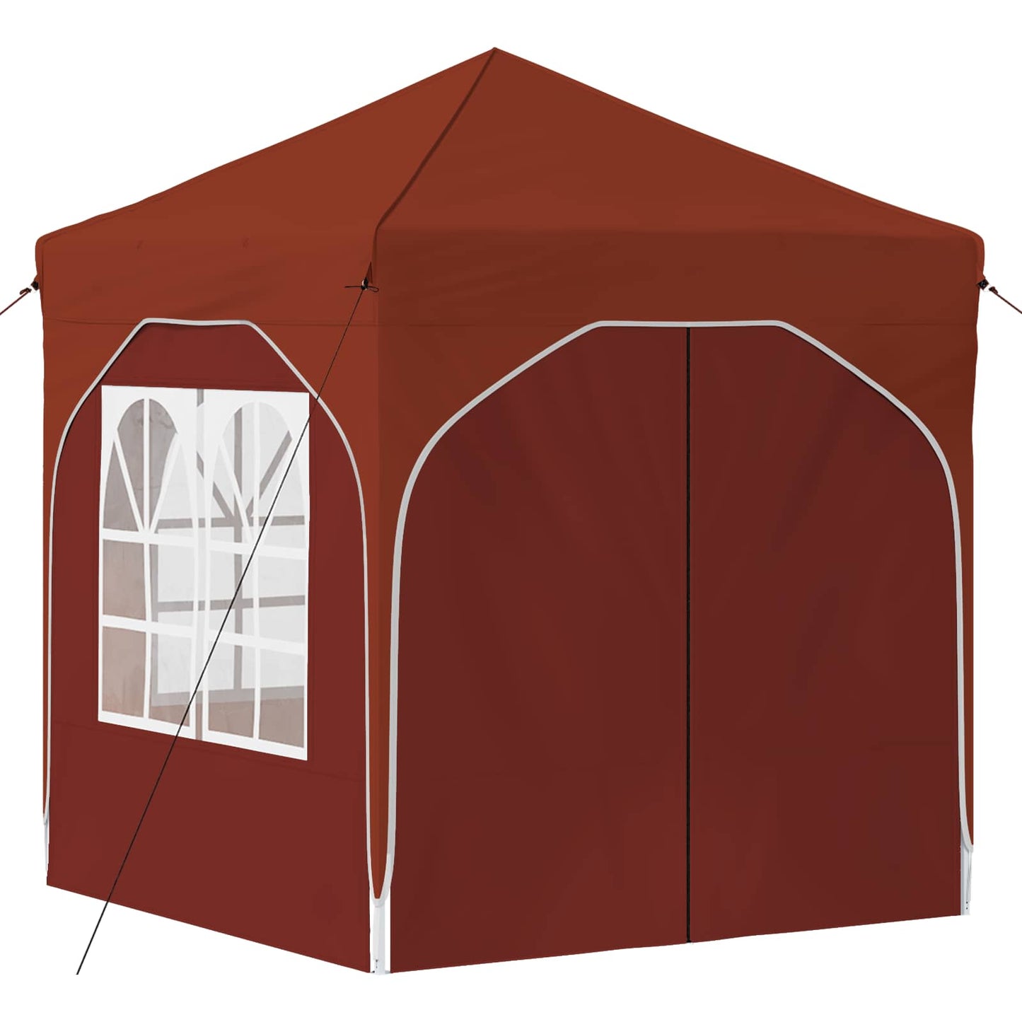 Pop-up Party Tent 192 x 192 x 245 cm Terracotta