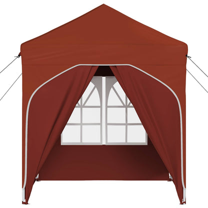 Pop-up Party Tent 192 x 192 x 245 cm Terracotta
