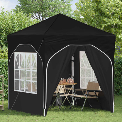 Pop-up Party Tent 192 x 192 x 245 cm Black