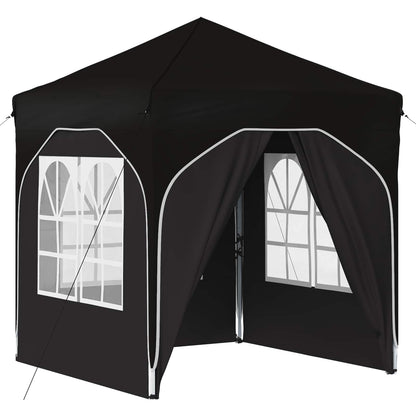 Pop-up Party Tent 192 x 192 x 245 cm Black