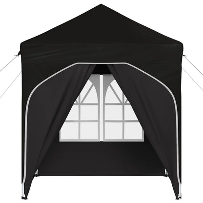 Pop-up Party Tent 192 x 192 x 245 cm Black