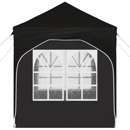 Pop-up Party Tent 192 x 192 x 245 cm Black