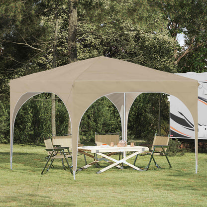 Pop-up Party Tent 290 x 290 x 245 cm Cream