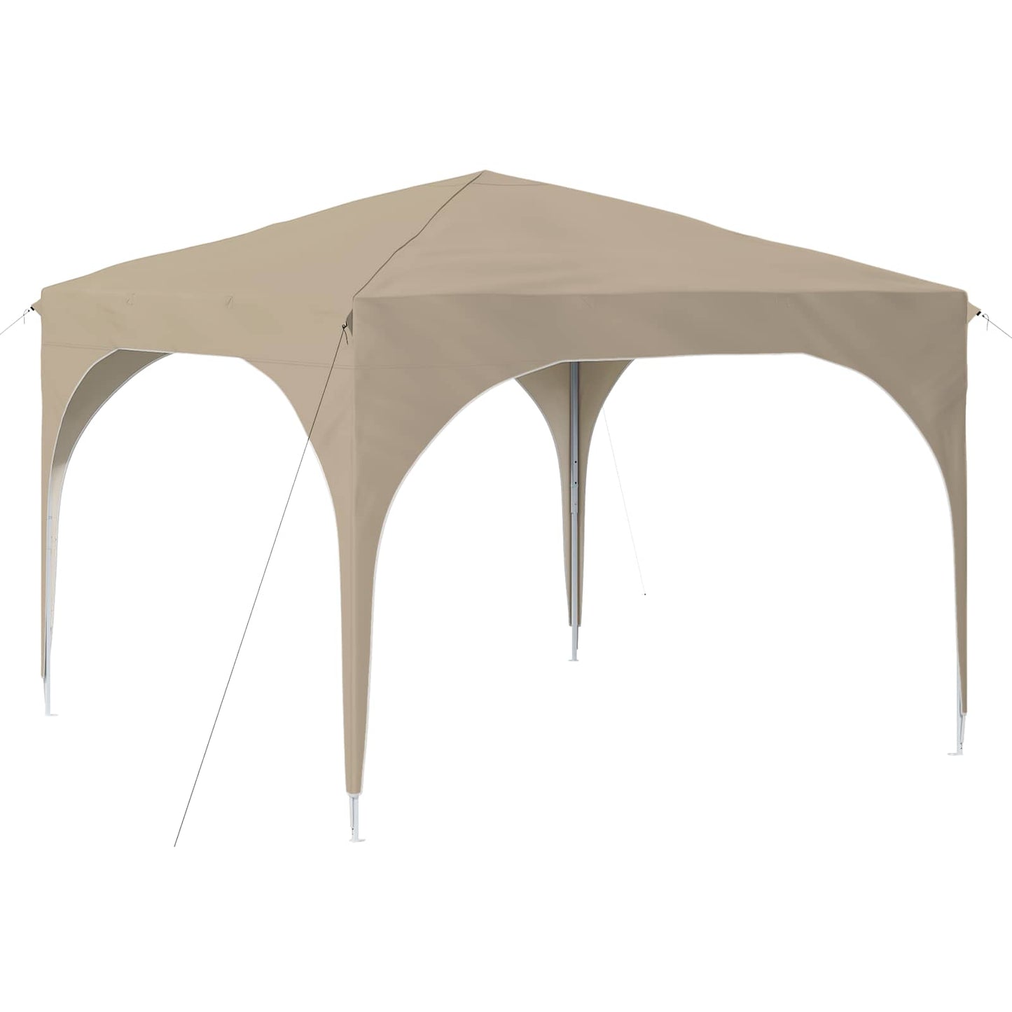 Pop-up Party Tent 290 x 290 x 245 cm Cream