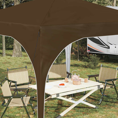 Pop-up Party Tent 290 x 290 x 245 cm Taupe