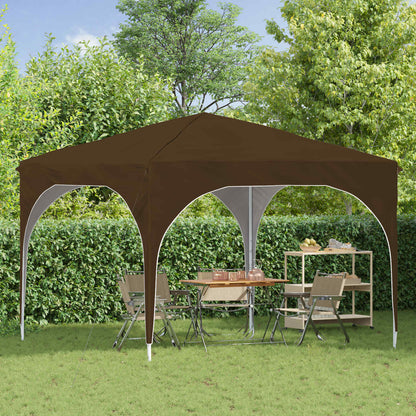Pop-up Party Tent 290 x 290 x 245 cm Taupe