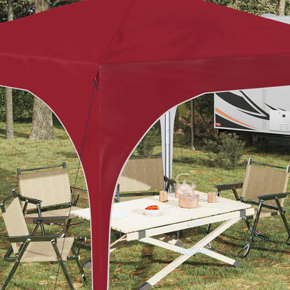 Pop-up Party Tent 290 x 290 x 245 cm Burgundy