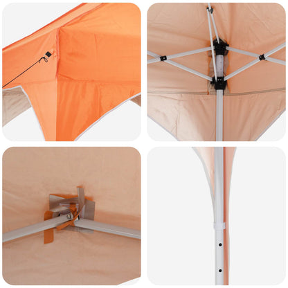 Pop-up Party Tent 290 x 290 x 245 cm Orange