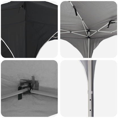 Pop-up Party Tent 290 x 290 x 245 cm Antracite
