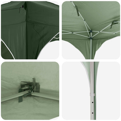 Pop-up Party Tent 290 x 290 x 245 cm Green