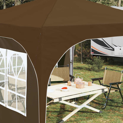 Pop-up Party Tent 290 x 290 x 245 cm Taupe