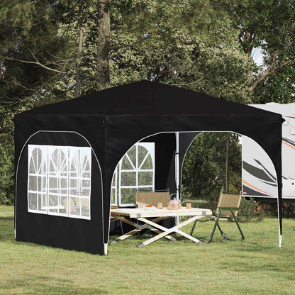 Pop-up Party Tent 290 x 290 x 245 cm Black