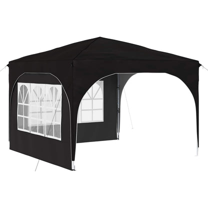 Pop-up Party Tent 290 x 290 x 245 cm Black