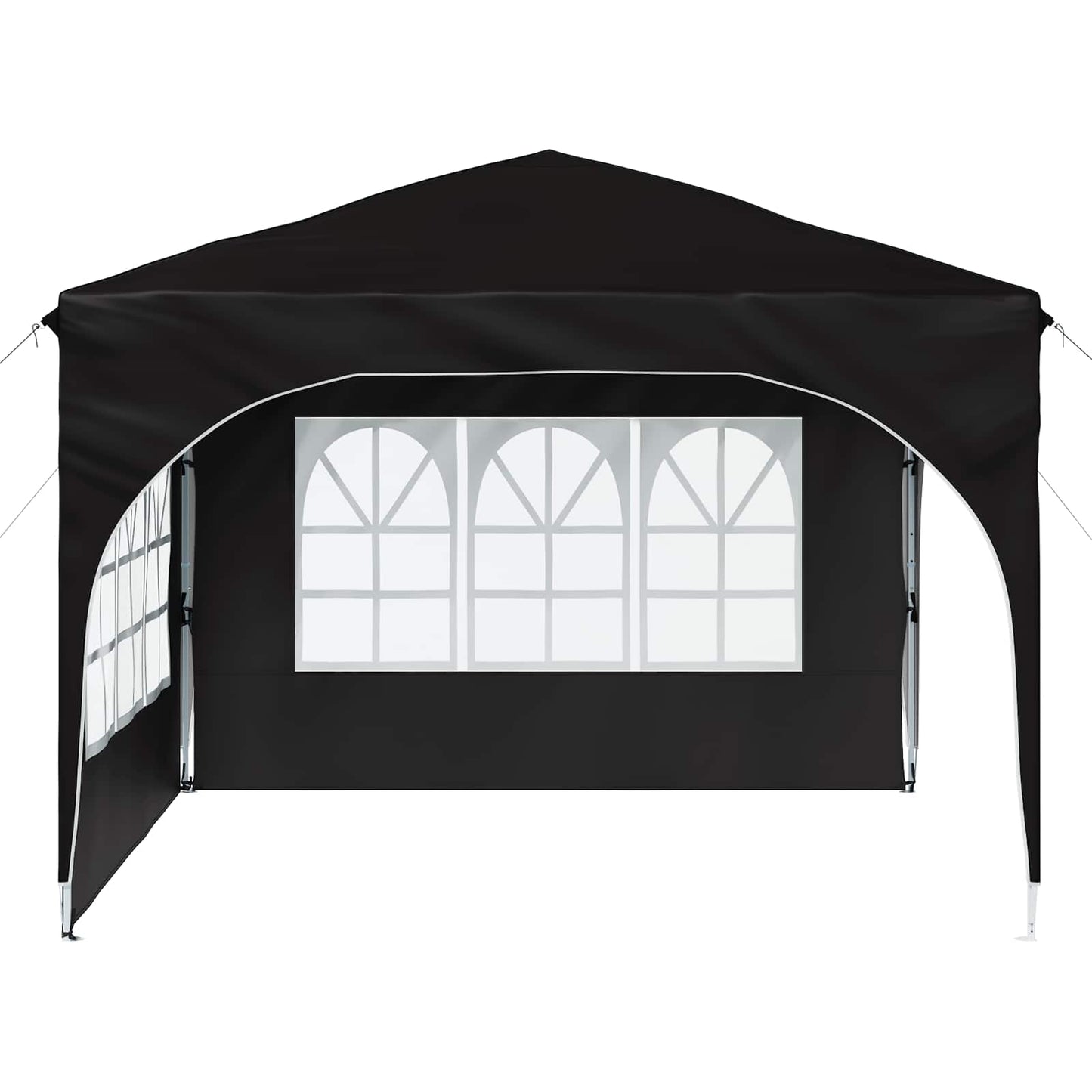 Pop-up Party Tent 290 x 290 x 245 cm Black