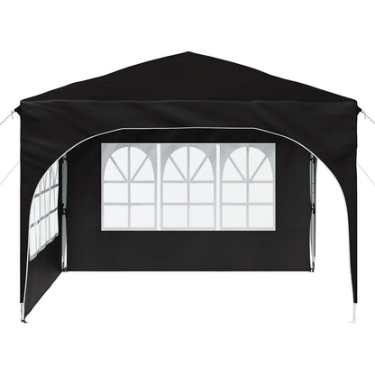 Pop-up Party Tent 290 x 290 x 245 cm Black