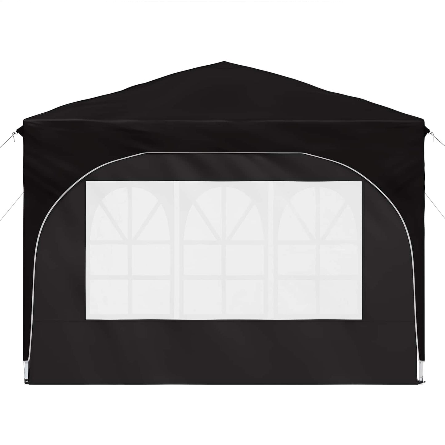 Pop-up Party Tent 290 x 290 x 245 cm Black