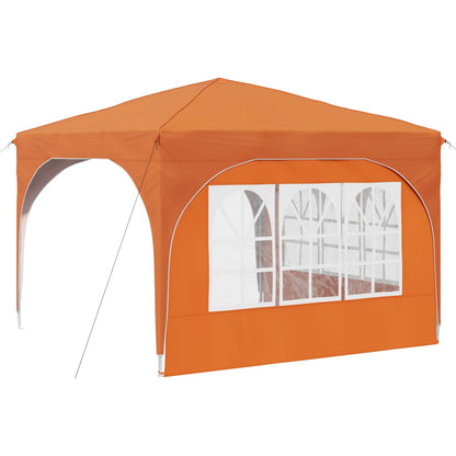 Pop-up Party Tent 290 x 290 x 245 cm Orange