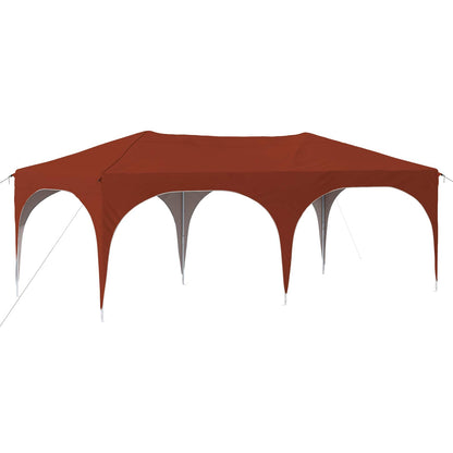 Pop-up Party Tent 575 x 288 x 245 cm Terracotta Oxford Fabric
