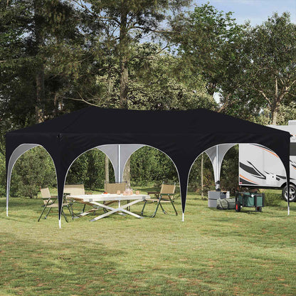 Pop-up Party Tent 575 x 288 x 245 cm Black Oxford Fabric