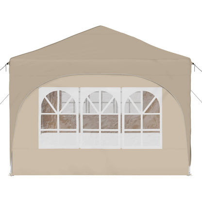 Pop-up Party Tent 575 x 288 x 245 cm Cream Oxford Fabric