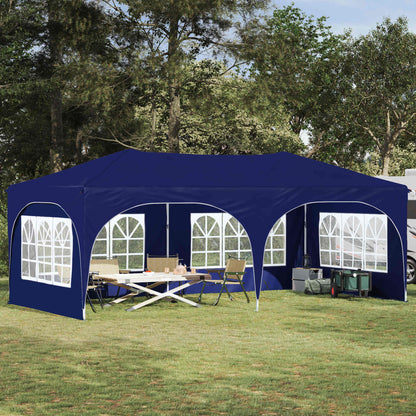 Pop-up Party Tent 575 x 288 x 245 cm Blue Oxford Fabric