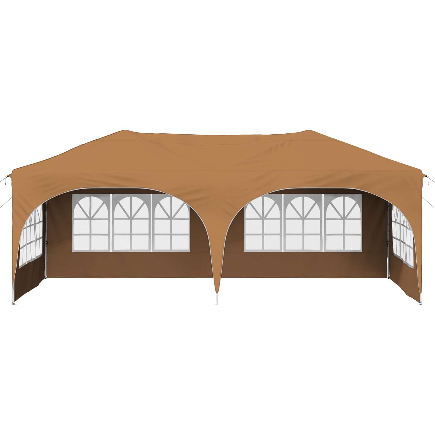 Pop-up Party Tent 575 x 288 x 245 cm Beige Oxford Fabric