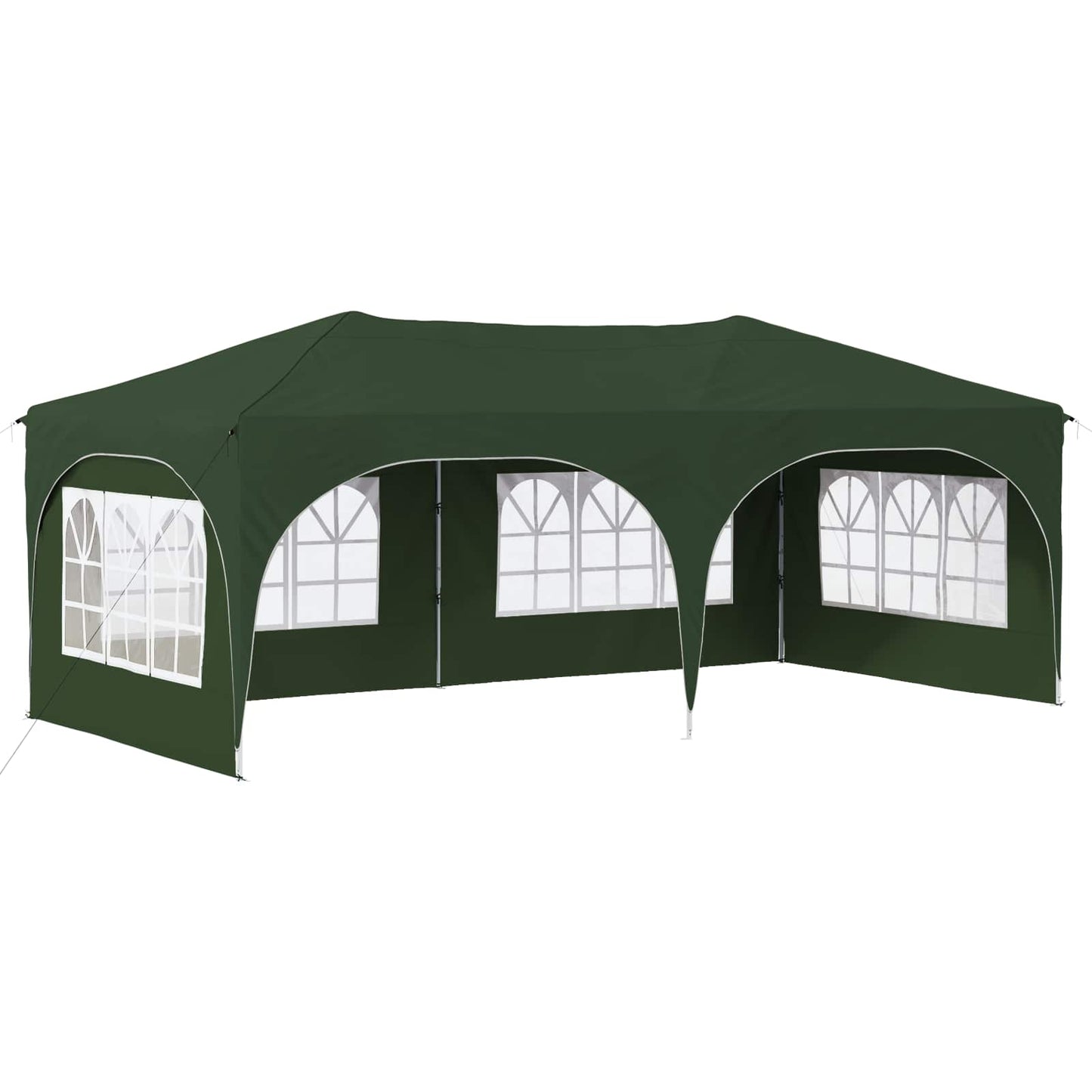 Pop-up Party Tent 575 x 288 x 245 cm Green Oxford Fabric