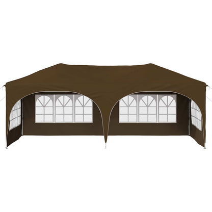 Pop-up Party Tent 575 x 288 x 245 cm Taupe Oxford Fabric