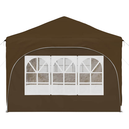 Pop-up Party Tent 575 x 288 x 245 cm Taupe Oxford Fabric